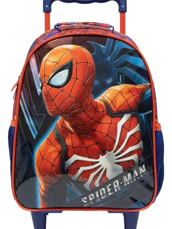 Mochila Com Rodinhas Escolar Xeryus Spider Man Pequena
