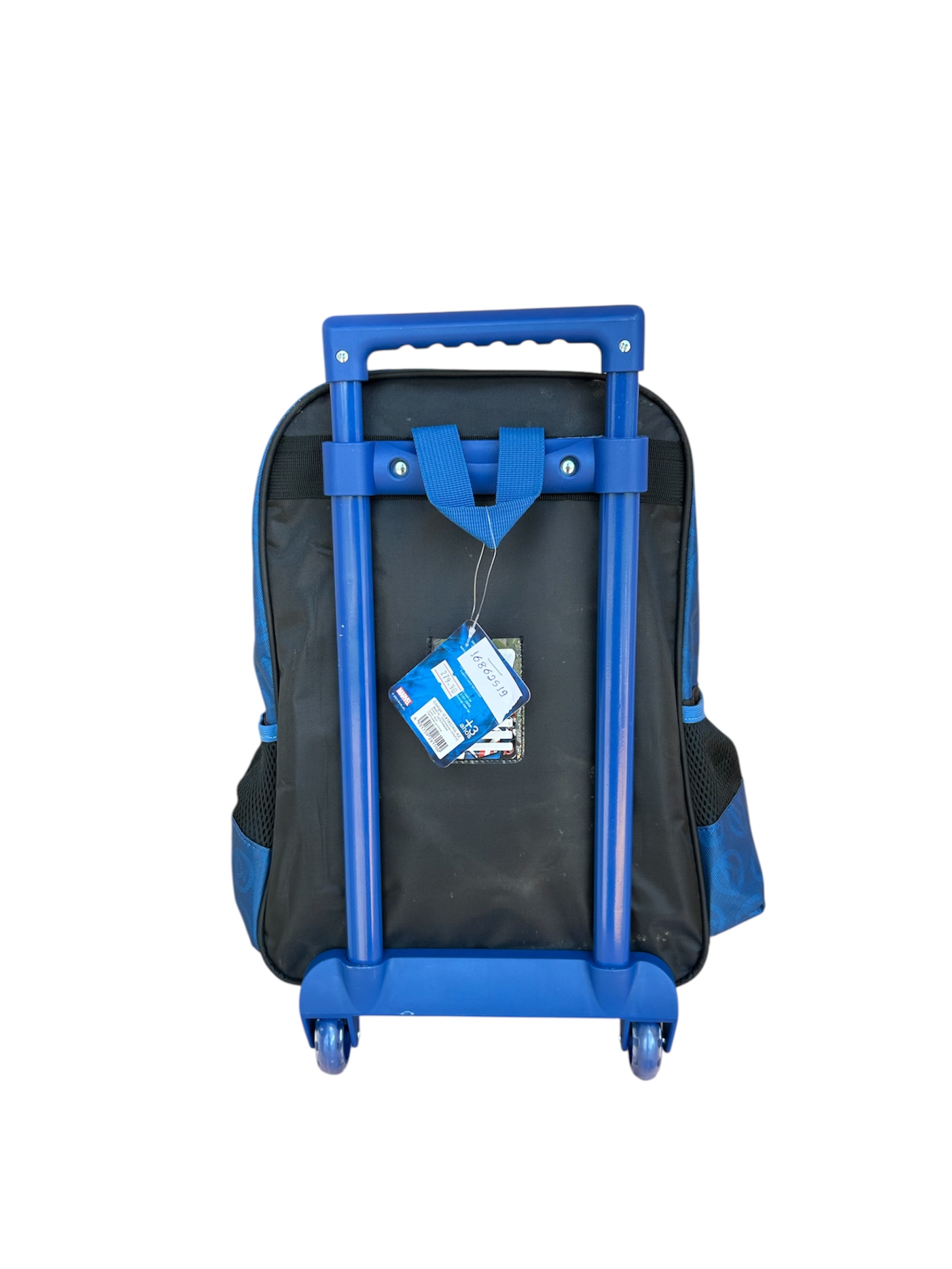 Kit Mochila Rodinha + Lancheira Luxcel Avenger Capitão América - Azul - Imagem 6