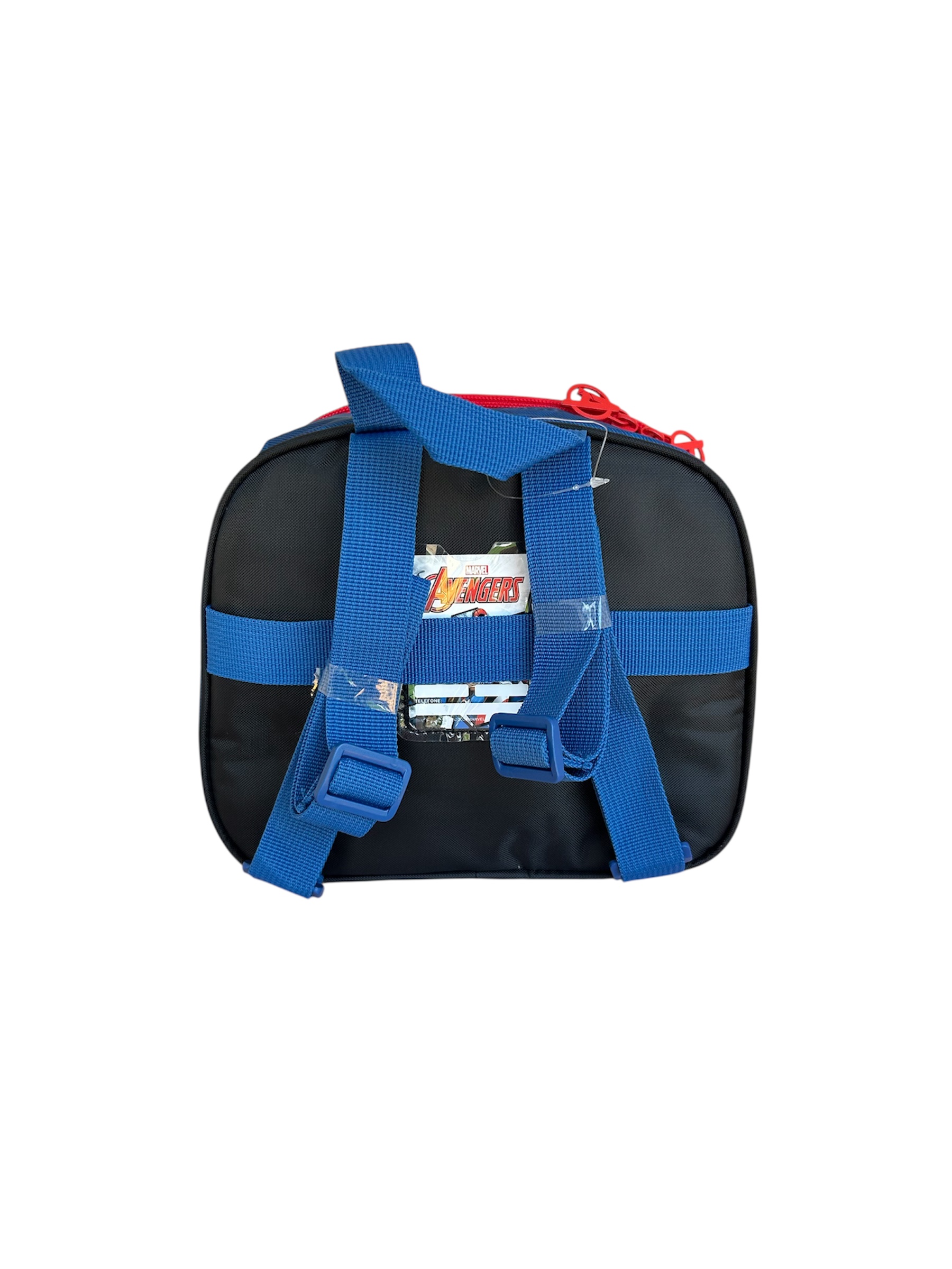 Kit Mochila Rodinha + Lancheira Luxcel Avenger Capitão América - Azul - Imagem 2